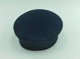 Vintage MIDWAY Cap Co DRESS CAP HAT Fire Department Size 71/8 black W/ Badge alternative image