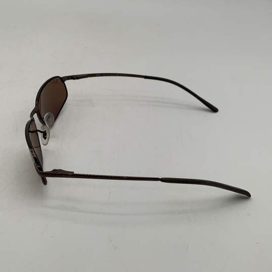 Mens RB-3168 Downtown Brown Lens Full Rim Stylish Rectangular Sunglasses image number 3