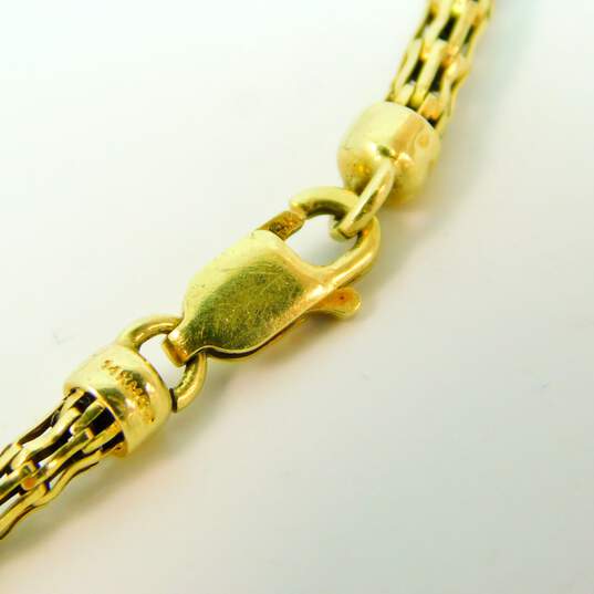 Buy the 14K Yellow Gold Mesh Chain Bracelet 3.7g | GoodwillFinds