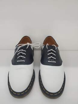 Men DR. MARTENS Rafi Saddle Shoes Black/white Size-10 Used