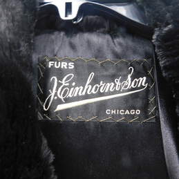 J. EINHORN & SON CHICAGO Black Fur Winter Coat alternative image