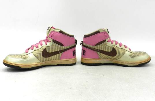 Nike Big Nike High Brown Pink Women's Shoe Size 7 image number 6