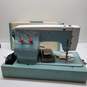 Vintage ZigZag Super DeLuxe 142-B Classic Sewing Machine W/Pedal & Case UNTESTED image number 4