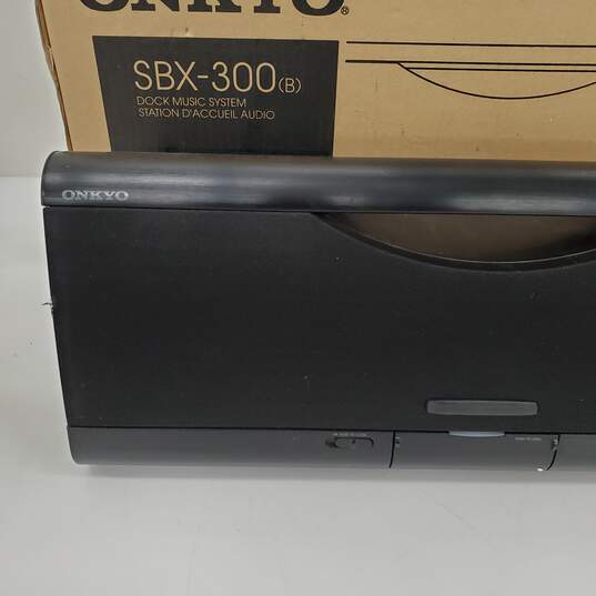 Onkyo SBX-300 Dock Music System Speaker - Parts/Repair Untested image number 3