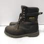 Mens Iron Tough 1186861 Brown Lace Up Ankle Steel Toe Work Boots Size 14 image number 3