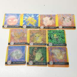 Vintage 1999 Pokémon Gotta Catch 'Em All Premier Edition Artbox Action Flipz (Set Of 10)