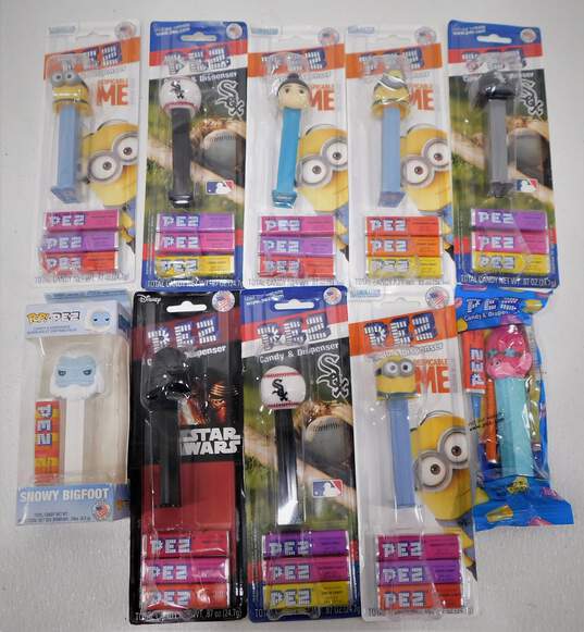 Sealed Pez Dispensers Disney Star Wars Funko MLB White Sox Despicable Me Trolls image number 1