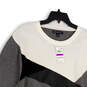 NWT Mens Multicolor Colorblock Knitted Long Sleeve Pullover Sweater Sz XXL image number 1