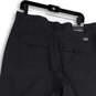 NWT Womens Gray Flat Front Slash Pockets Tapered Leg Ankle Pants Size 16 image number 4