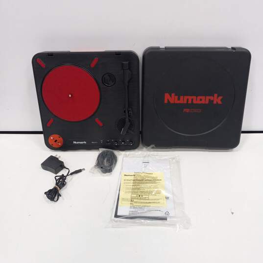Numark PT01 Scratch DJ Portable Turntable with Accessories & Manual image number 1
