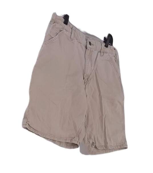 Carhart Mens Beige Original Fit Flat Front 5 Pockets Cargo Shorts Size 34 image number 2