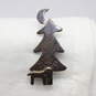Mexico Artisan A.H.D Signed Sterling Silver Tree & Deer Brooch - 6.3g image number 1