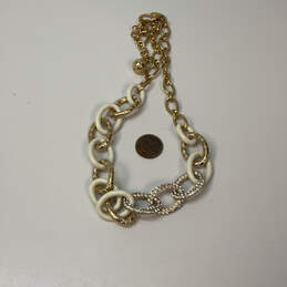 Designer Brighton Gold-Tone Rhinestone Lobster Clasp Link Chain Necklace alternative image