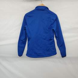 Eddie Bauer Blue Weather Resist Soft Shell Full Zip Jacket WM Size S NWT alternative image