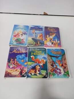 Bundle of 6 VHS Tape Disney Movies