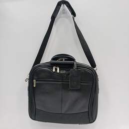 HP Leather Premium Laptop Bag w/ Luggage Tag