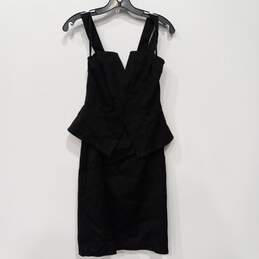 White House Black Market Sheath Style Black Dress Size 8 - NWT