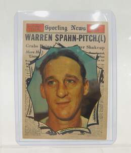 1961 HOF Warren Spahn Topps All-Star #589 High Number Milwaukee Braves