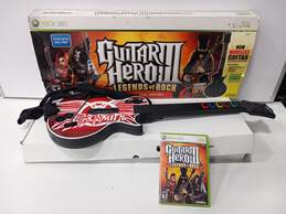 Xbox 360 Guitar Hero II Legends of Rock Game and Guitar Controller Bundle IOB