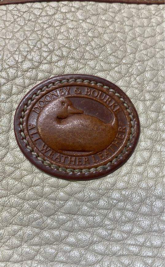 Dooney & Bourke Ivory Leather Crossbody Bag image number 5