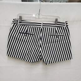 Michael Kors WM's Black & White Stripe Hot Pants Size 10 alternative image