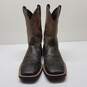 Ariat Men's Sport Western West Brooklyn Brown / Ashes Boots Embroidered Leather image number 2