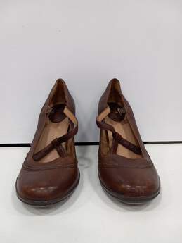 Women's Frye Brown Leather Heels Size 6.5M