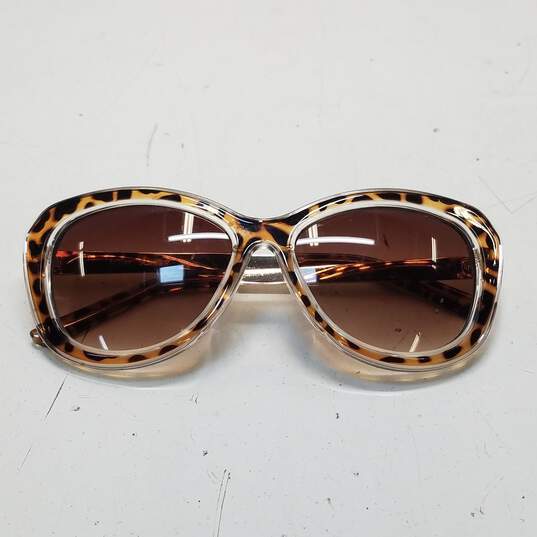 Betsey Johnson Brown Butterfly Gradient Sunglasses image number 1