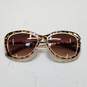 Betsey Johnson Brown Butterfly Gradient Sunglasses image number 1
