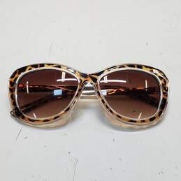 Betsey Johnson Brown Butterfly Gradient Sunglasses