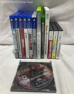Lot of 13 Video Games (6 PS4, 3 NDS, 1 Wii, 1 Xbox One, 1 Xbox 360, 1 PS3)