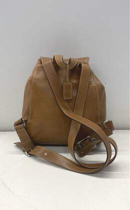 Vintage COACH 9569 Brown Leather Small Backpack Bag alternative image