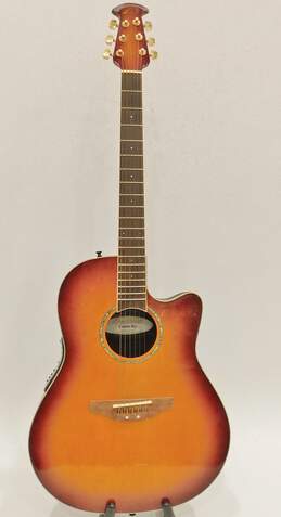 Ovation Brand Celebrity GC28 Model Round-Back Acoustic Electric Guitar