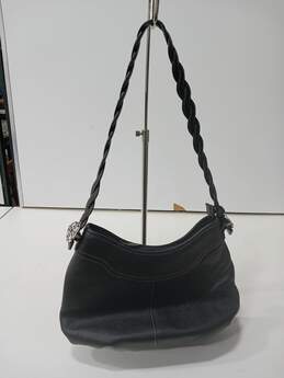 Brighton Black Leather Hobo Bag Purse