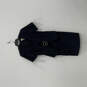 Womens Black Short Sleeve Round Neck Back Zip Formal Mini Dress Size 6 image number 1