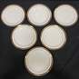 Bundle of 6 Taylor Smith Golden Jubilee White Ceramic Plates image number 2