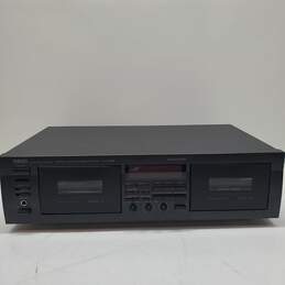 Yamaha KX-W582 Dual Cassette Player & Recorder - UNTESTED