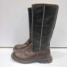 UGG Brooks Tall Black And Brown Men's Boots Size 7
