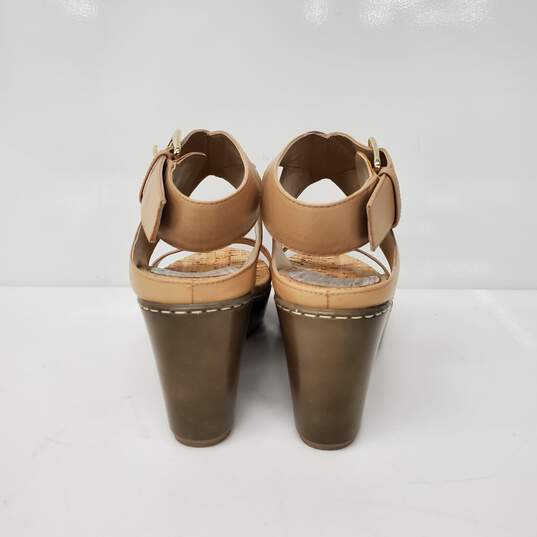 Donald J. Pliner WM's Beige Cork Platform Sandals Size 7.5 image number 4