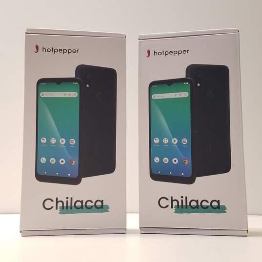 Hot Pepper Chilaca - Smartphones Model: HPP-L60A (32GB) Black | Lot of 2 image number 1