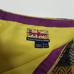 Boden British Tweed by Moon Skirt Women's Size 6R alternative image