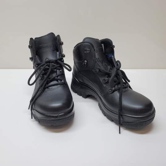 Haix Airpower P7 Men 8.5M Shoes Black Sun Reflect Leather Tactical High Boots Sz 8.5 image number 1