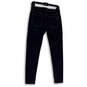 Womens Blue Dark Wash Pockets Stretch Regular Fit Denim Skinny Jeans Size 4 image number 2