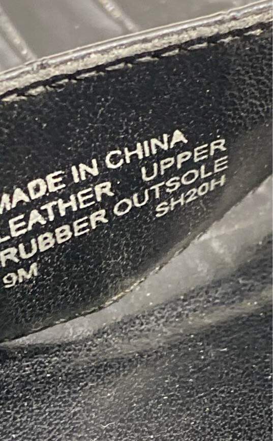 Michael Kors Embossed Leather Strappy Heels Black 9 image number 6