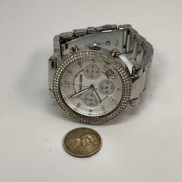 Designer Michael Kors MK-5358 Silver-Tone Stainless Steel Analog Wristwatch alternative image