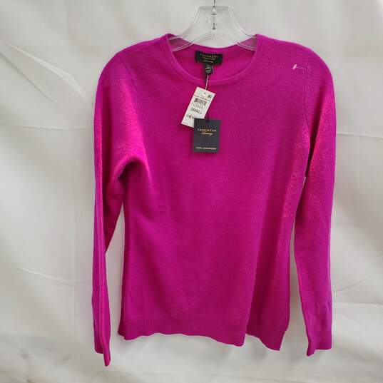 Charter Club Cashmere Basic Pullover Sweater NWT Size S image number 1