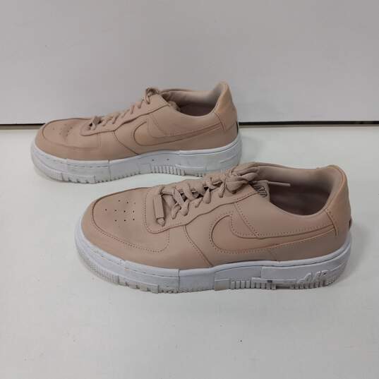 Nike Women's CK6649-200 Particle Beige Air Force 1 Low Pixel Sneakers Size 8.5 image number 4