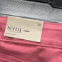 NWT Womens Marilyn Pink Pockets Straight Leg Cropped Jeans Size 10 image number 3