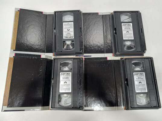 Bundle of 13 Assorted Star Trek The Next Generation VHS Tapes image number 3