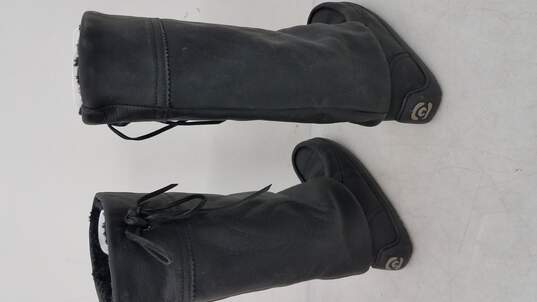 Mukluks Black Fleece Boots WATERPROOF GATHERER TALL image number 3